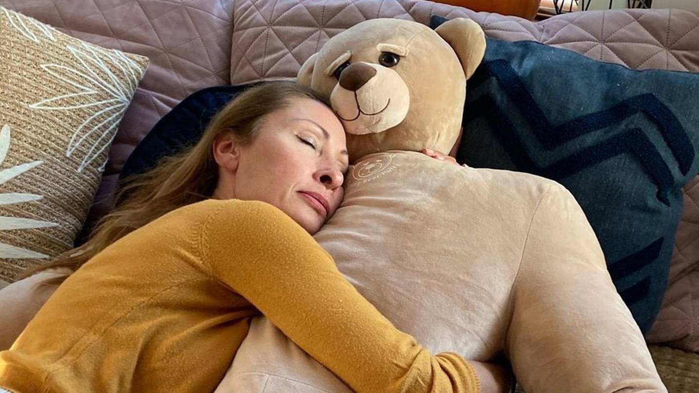 Here's the emotional support plush man-bear you didn't know you