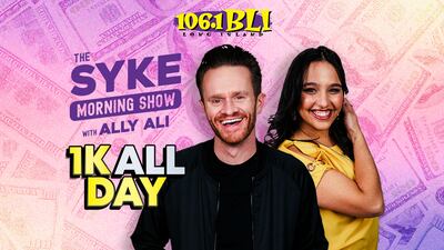 Win $1,000 with The Syke Morning Show with Ally Ali’s 1K All Day Contest