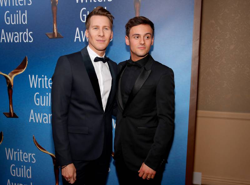 Director and screenwriter Dustin Lance Black is married to Olympic Dive Tom Daley. (Photo by Christopher Polk/Getty Images)