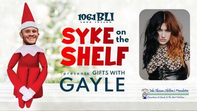 106.1 BLI’s Syke On The Shelf Presents Gifts With Gayle