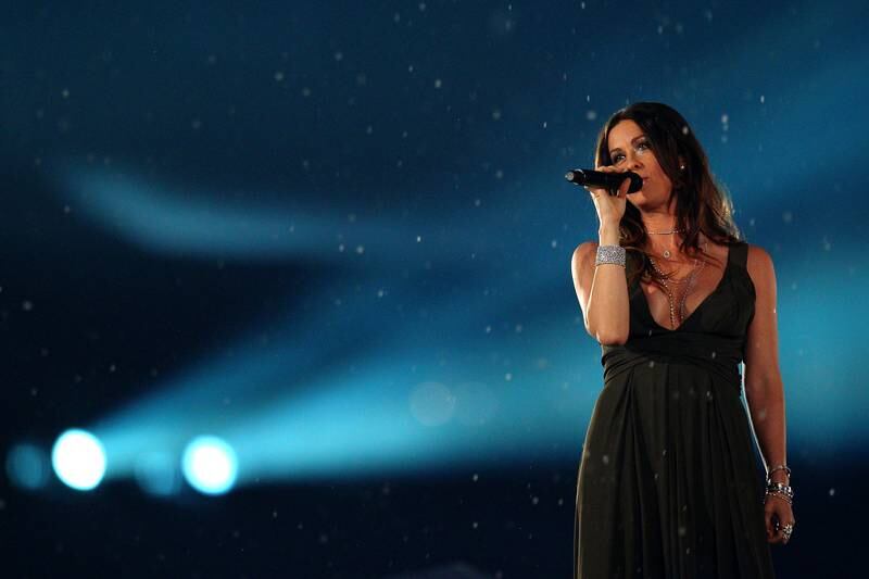 Alanis Morissette performs during the Closing Ceremony of the Vancouver 2010 Winter Olympics at BC Place on February 28, 2010 in Vancouver, Canada.  (Photo by Cameron Spencer/Getty Images)