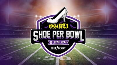106.1 BLI’s Shoe-Per-Bowl Party Giveaway