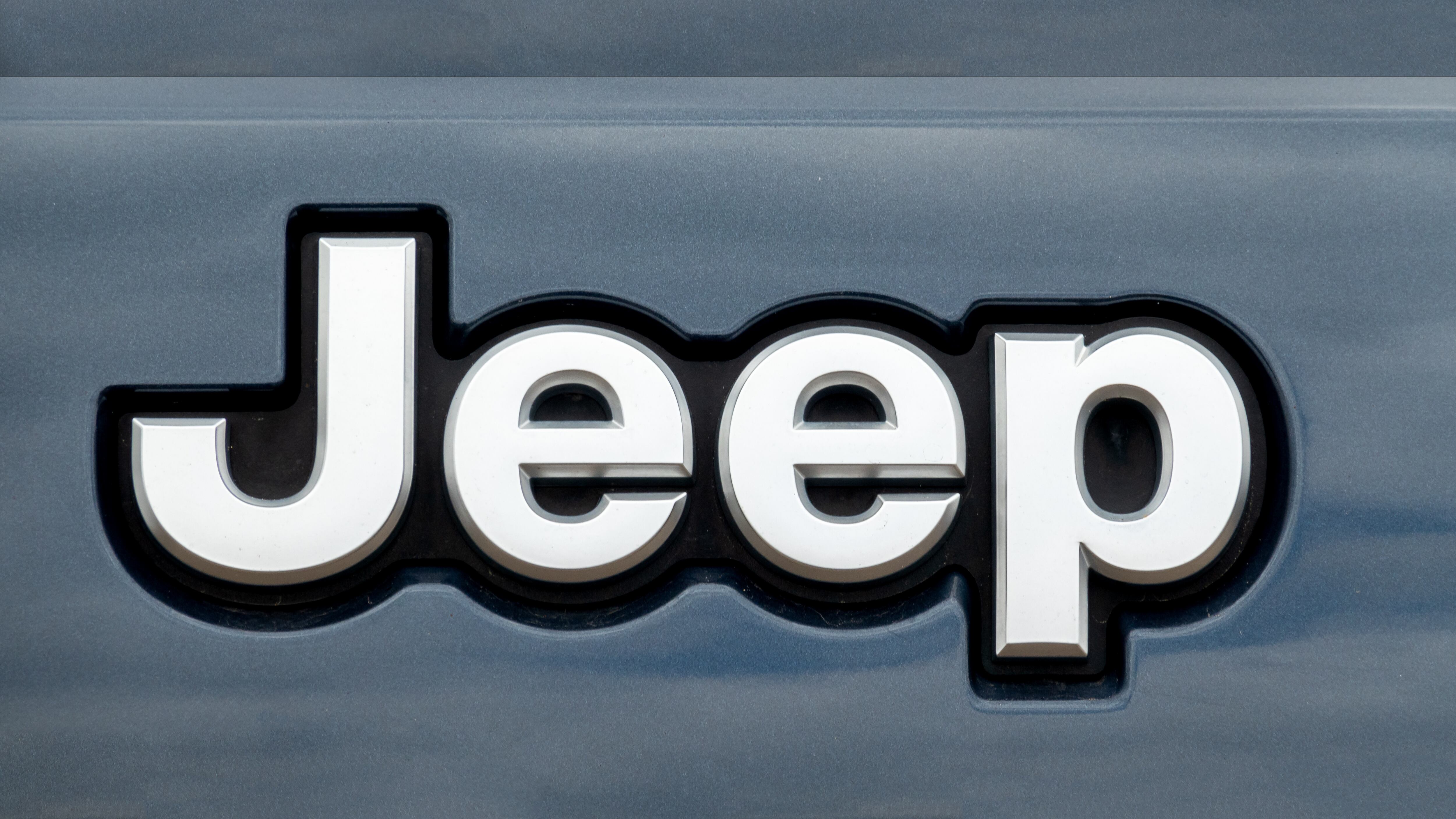 Jeep  close-up and trademark logo.