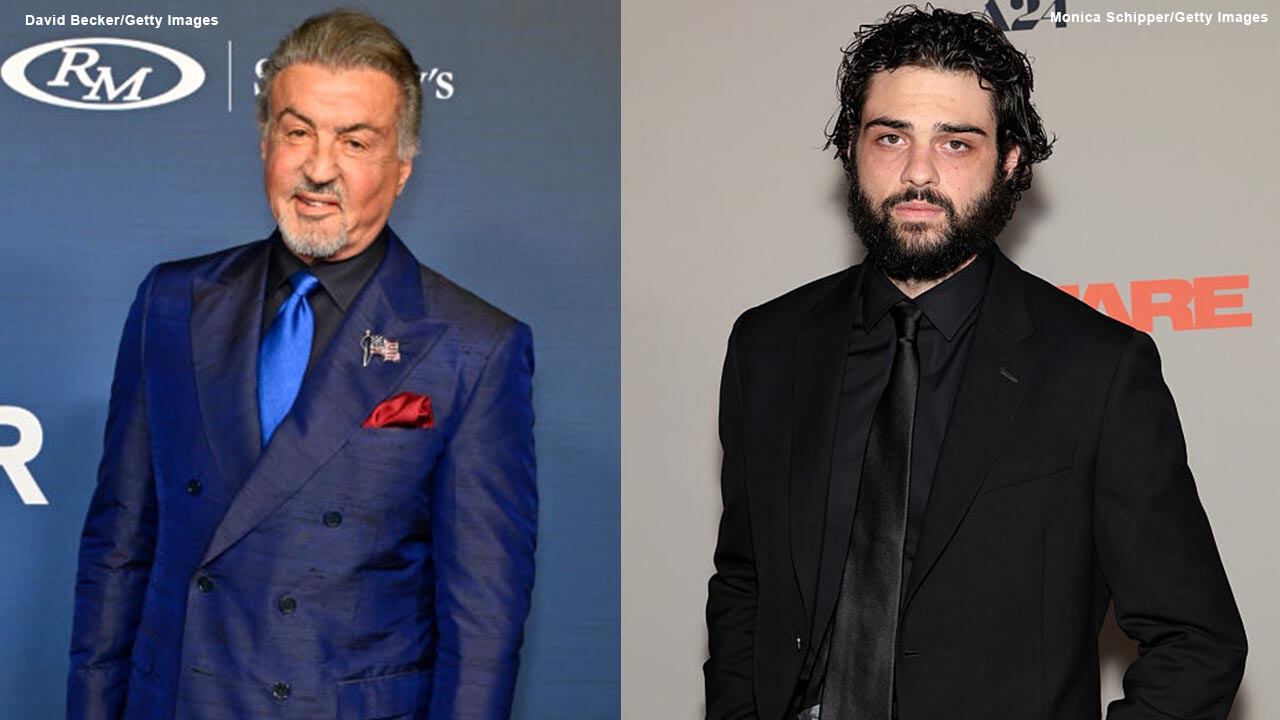 Sylvester Stallone and Noah Centineo