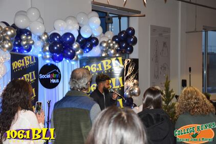 Check out your photos from 106.1 BLI's Syke On The Shelf Toy Drive with Paul Russell at Social Play Haus on Thursday, December 7th, 2023