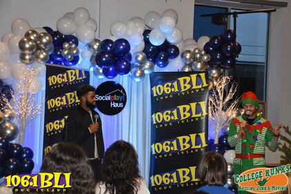 Check out your photos from 106.1 BLI's Syke On The Shelf Toy Drive with Paul Russell at Social Play Haus on Thursday, December 7th, 2023