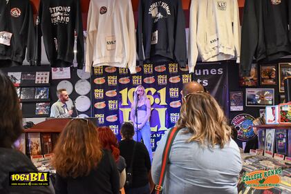 Check out all of your photos from 106.1 BLI's Acoustic Cafe with Haven Madison at Looney Tunes on October 8th, 2025.
