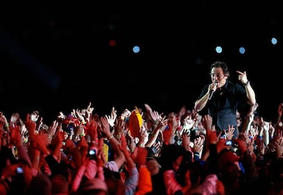 Bruce Springsteen at the 2009 Super Bowl