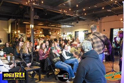 Check out all of your photos from 106.1 BLI's Acoustic Cafe with Dream Street at Social Play Haus on February 27th, 2026.