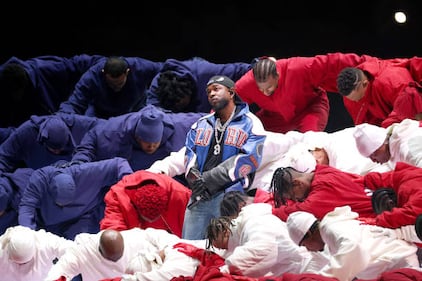 Kendrick Lamar at the 2025 Super Bowl