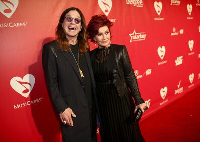 Ozzy Osbourne and Sharon Osbourne have been married since 1982!  (Photo by Christopher Polk/Getty Images for NARAS)