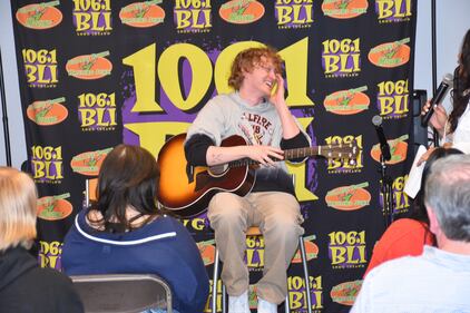 Check out your photos from 106.1 BLI's Acoustic Cafe with Knox on Tuesday, March 12th, 2024.
