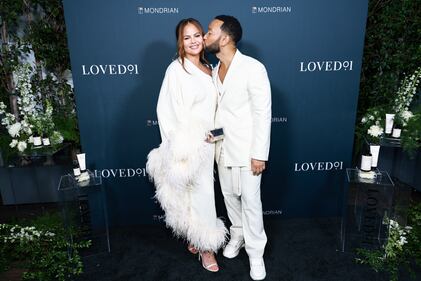 Chrissy Teigen and John Legend who have been a beloved celebrity couple since 2013. (Photo by Matt Winkelmeyer/Getty Images for LOVED01)