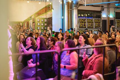 Check out your photos from 106.1 BLI's Shoe-Per Bowl Party at Blue-Point Brewery on February 29th, 2024