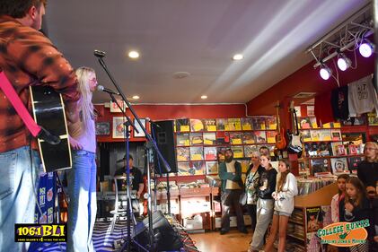 Check out all of your photos from 106.1 BLI's Acoustic Cafe with Haven Madison at Looney Tunes on October 8th, 2025.
