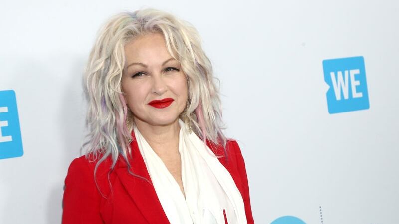 INGLEWOOD, CA - APRIL 19:  Cyndi Lauper attends WE Day California  at The Forum on April 19, 2018 in Inglewood, California.  (Photo by Tommaso Boddi/Getty Images for WE)