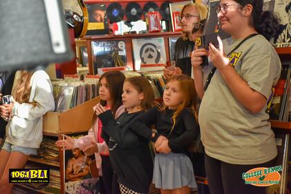 Check out all of your photos from 106.1 BLI's Acoustic Cafe with Haven Madison at Looney Tunes on October 8th, 2025.