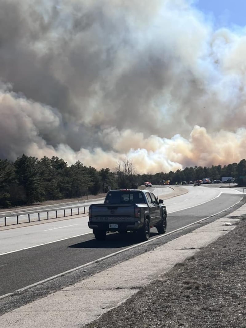 Several brush fires happened across Long Island on Saturday, March 8th near Exit 55 of Sunrise Highway. Check out these photos of the smoke and fire from several of our listeners.