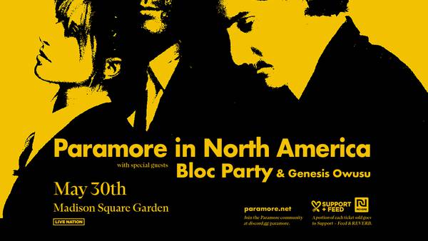 THIS WEEKEND: Win Tickets To See Paramore At Madison Square Garden
