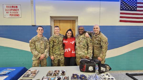 Ally Ali, WBLI & US Army @ Bayshore High School 11/10
