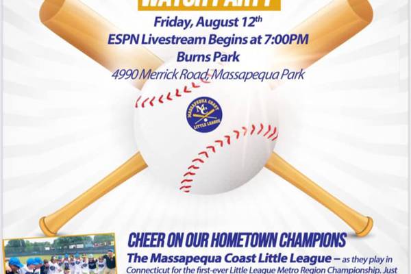 Massapequa to host “Road to Williamsport” Little League World Series Watch Party on Friday