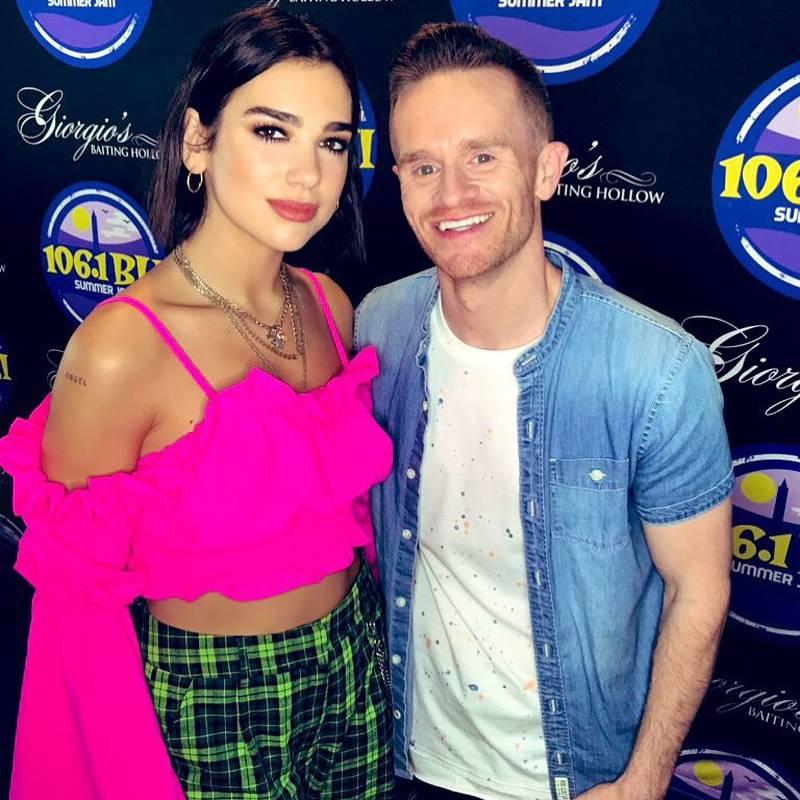 Syke and Dua Lipa at a past BLI Summer Jam!