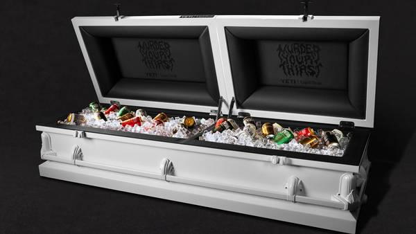 Yeti Is Auctioning Off a Coffin Ice Cooler for Halloween